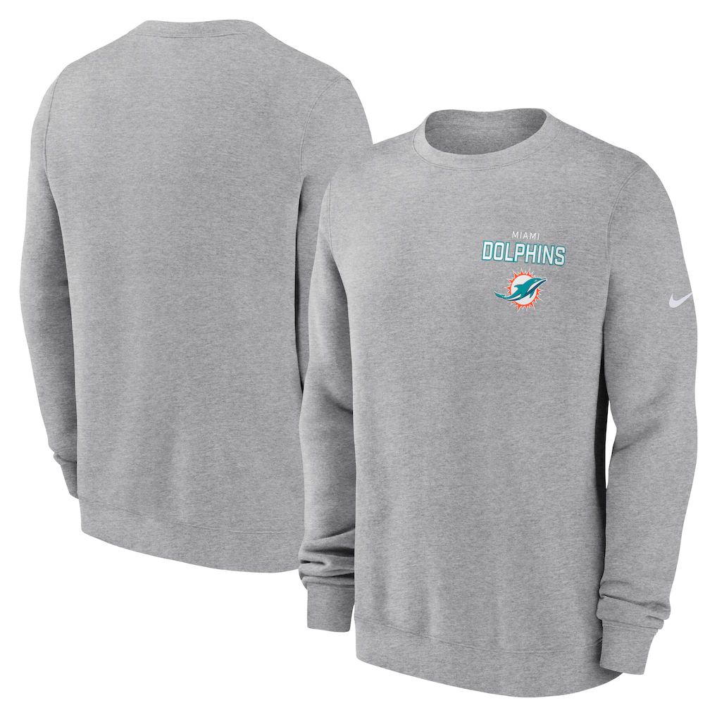 2026 NFL Miami Dolphins round-neck sweatshirt 01
